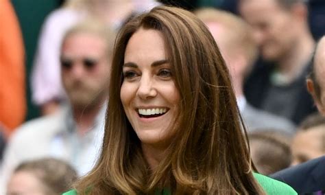 Kate Middleton is a green goddess in emerald power suit for .